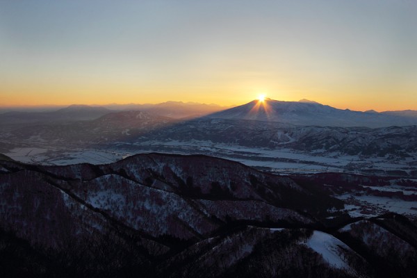 Last light fro Nozawa observatory. 