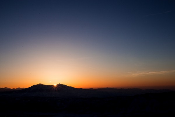 Last light from Mt Kenashi