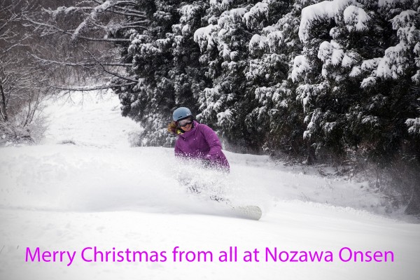 Nozawa Onsen Snow Report 25 December 2016